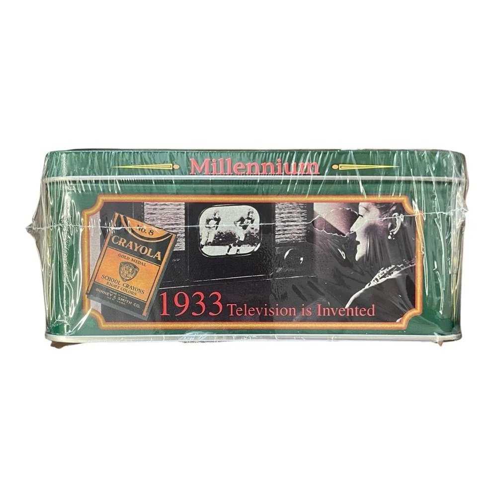 Crayola Millennium Tin With 64 Count With Special Effect Crayons And‎ Calendar